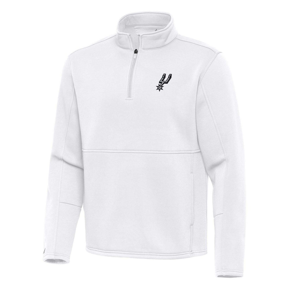 San Antonio Spurs Antigua Twist Quarter-Zip Pullover Top - White