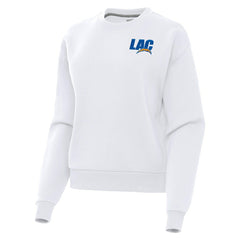 Los Angeles Chargers Antigua Women's Victory Pullover Sweatshirt White