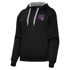 Minnesota Vikings Antigua Women's Victory Pullover Hoodie Black