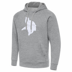 Minnesota Vikings Antigua Victory Pullover Hoodie Heather Gray