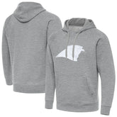 Carolina Panthers Antigua Victory Pullover Hoodie Heather Gray
