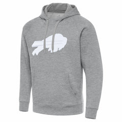 Buffalo Bills Antigua Victory Pullover Hoodie Heather Gray