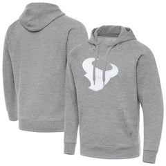Houston Texans Antigua Victory Pullover Hoodie Heather Gray