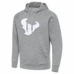 Houston Texans Antigua Victory Pullover Hoodie Heather Gray
