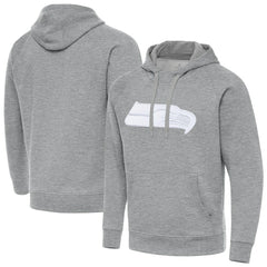 Seattle Seahawks Antigua Victory Pullover Hoodie Heather Gray