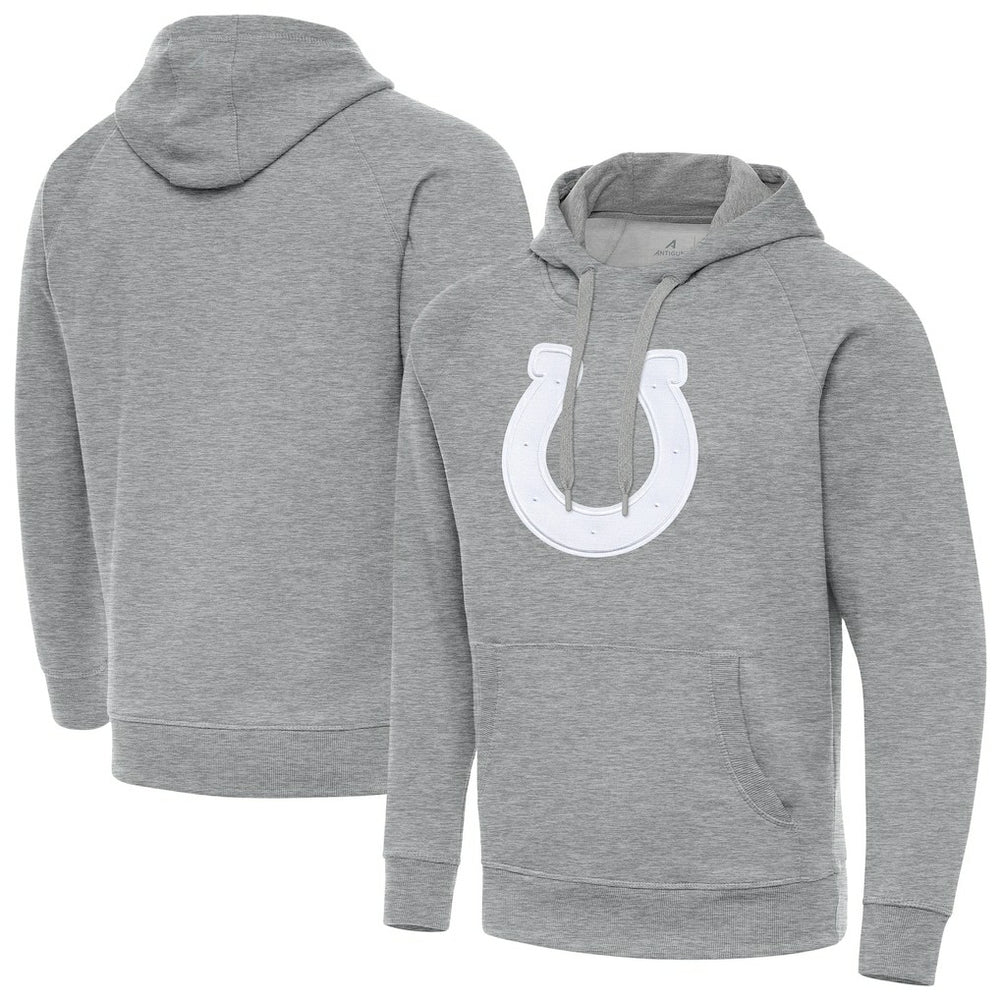Indianapolis Colts Antigua Victory Pullover Hoodie Heather Gray