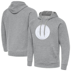 Pittsburgh Steelers Antigua Victory Pullover Hoodie Heather Gray