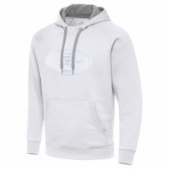 San Francisco 49ers Antigua Victory Pullover Hoodie White