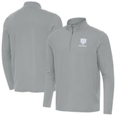 Chicago Bears Men's Antigua Intent Quarter-Zip Jacket Gray