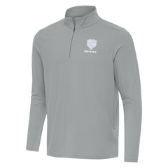 Chicago Bears Men's Antigua Intent Quarter-Zip Jacket Gray