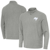 Tampa Bay Buccaneers Antigua Subtle Quarter-Zip Jacket Heather Gray