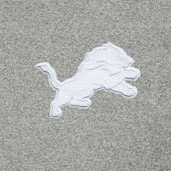 Detroit Lions Antigua Subtle Quarter-Zip Top Heather Gray