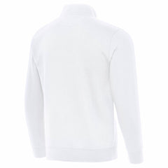 New York Giants Antigua Victory Quarter-Zip Top White