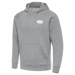 San Francisco 49ers Antigua Victory Pullover Hoodie Heather Gray