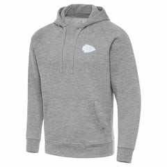 Kansas City Chiefs Antigua Victory Pullover Hoodie Heather Gray