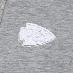 Kansas City Chiefs Antigua Victory Pullover Hoodie Heather Gray