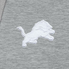 Detroit Lions Antigua Victory Pullover Hoodie Heather Gray