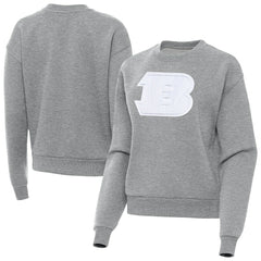 Cincinnati Bengals Antigua Women's Victory Pullover Sweatshirt Heather Gray
