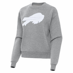 Buffalo Bills Antigua Women's Victory Pullover Sweatshirt Heather Gray