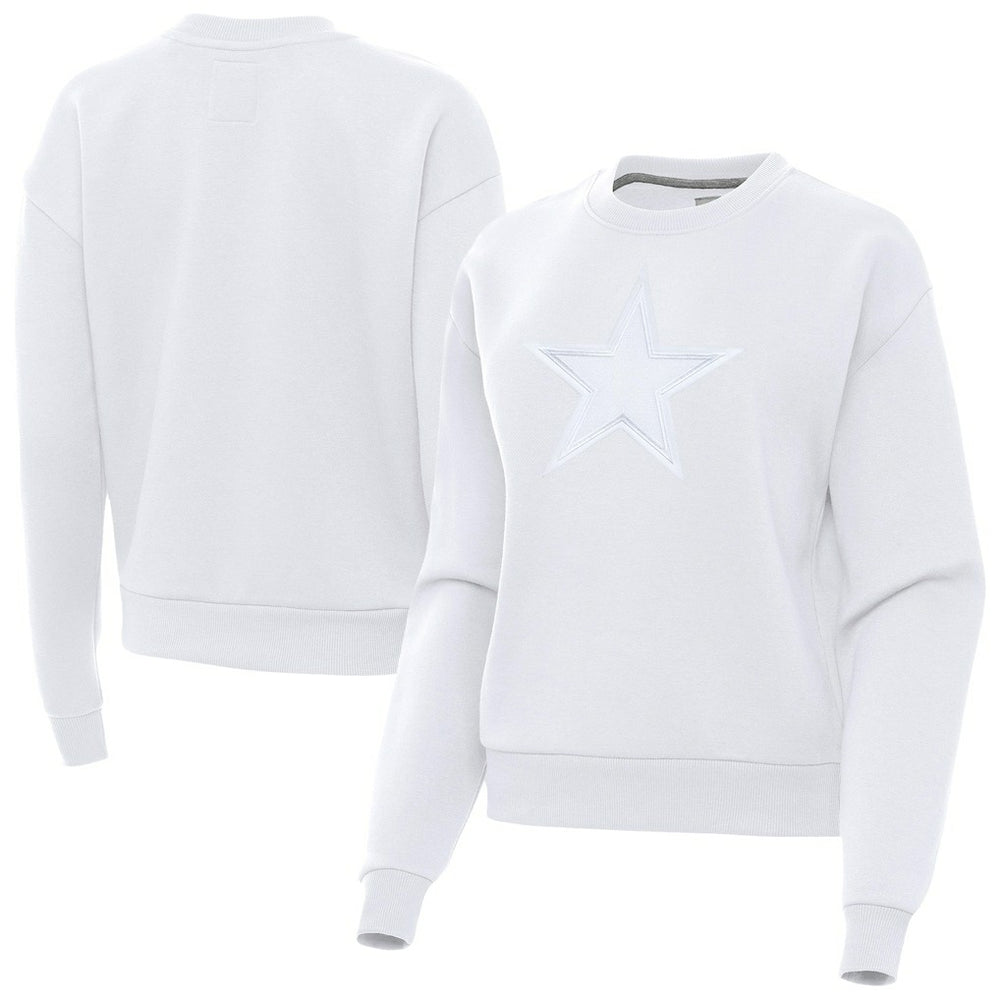Dallas Cowboys Antigua Women's Victory Pullover Sweatshirt White