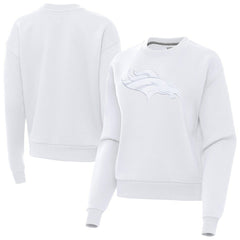 Denver Broncos Antigua Women's Victory Pullover Sweatshirt White