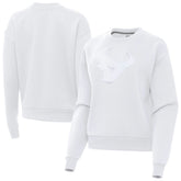 Houston Texans Antigua Women's Victory Pullover Sweatshirt White