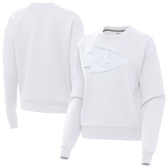 Kansas City Chiefs Antigua Women's Victory Pullover Sweatshirt White