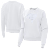 Tampa Bay Buccaneers Antigua Women's Victory Pullover Sweatshirt White