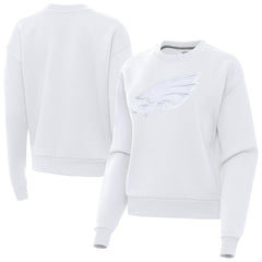 Philadelphia Eagles Antigua Women's Victory Pullover Sweatshirt White