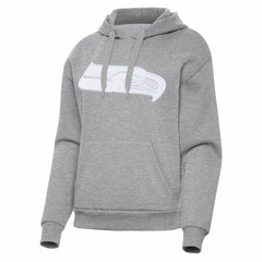 Seattle Seahawks Antigua Women's Victory Pullover Hoodie Heather Gray