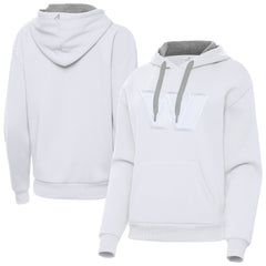 Washington Commanders Antigua Women's Victory Pullover Hoodie White