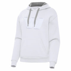 Washington Commanders Antigua Women's Victory Pullover Hoodie White