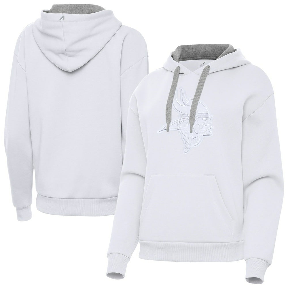 Minnesota Vikings Antigua Women's Victory Pullover Hoodie White