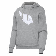 Arizona Cardinals Antigua Women's Victory Pullover Hoodie Heather Gray