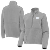 Washington Commanders Antigua Women's Figure Half-Zip Sweatshirt Gray