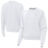 Jacksonville Jaguars Antigua Women's Victory Crew Pullover Sweatshirt White