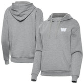 Washington Commanders Antigua Women's Victory Pullover Hoodie Heather Gray