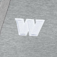 Washington Commanders Antigua Women's Victory Pullover Hoodie Heather Gray