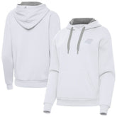 Carolina Panthers Antigua Women's Victory Pullover Hoodie White