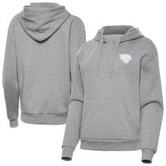 Jacksonville Jaguars Antigua Women's Victory Pullover Hoodie Heather Gray