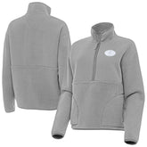 San Francisco 49ers Antigua Women's Figure Half-Zip Sweatshirt Gray
