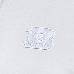 Cincinnati Bengals Antigua Women's Reprocess Quarter-Zip Top White