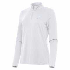 Philadelphia Eagles Antigua Women's Reprocess Quarter-Zip Top White