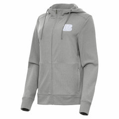 Cincinnati Bengals Antigua Women's Seeker Full-Zip Hoodie Jacket Heather Gray