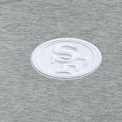 San Francisco 49ers Antigua Women's Victory Crew Pullover Sweatshirt Heather Gray