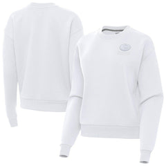 Green Bay Packers Antigua Women's Victory Crew Pullover Sweatshirt White