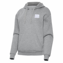 Cincinnati Bengals Antigua Women's Victory Pullover Hoodie Heather Gray