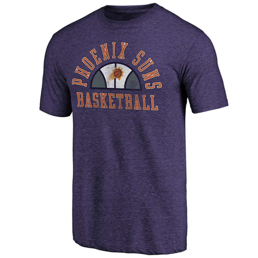 Phoenix Suns Purple Half Classic Tri-Blend T-Shirt