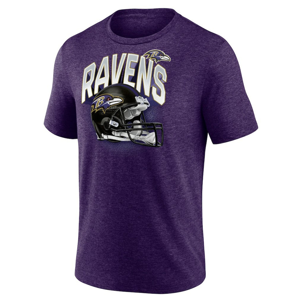 Baltimore Ravens Purple End Around Tri-Blend T-Shirt