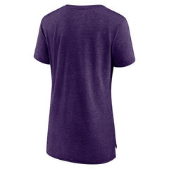 Minnesota Vikings Women's Hometown First Down Tri-Blend T-Shirt Purple